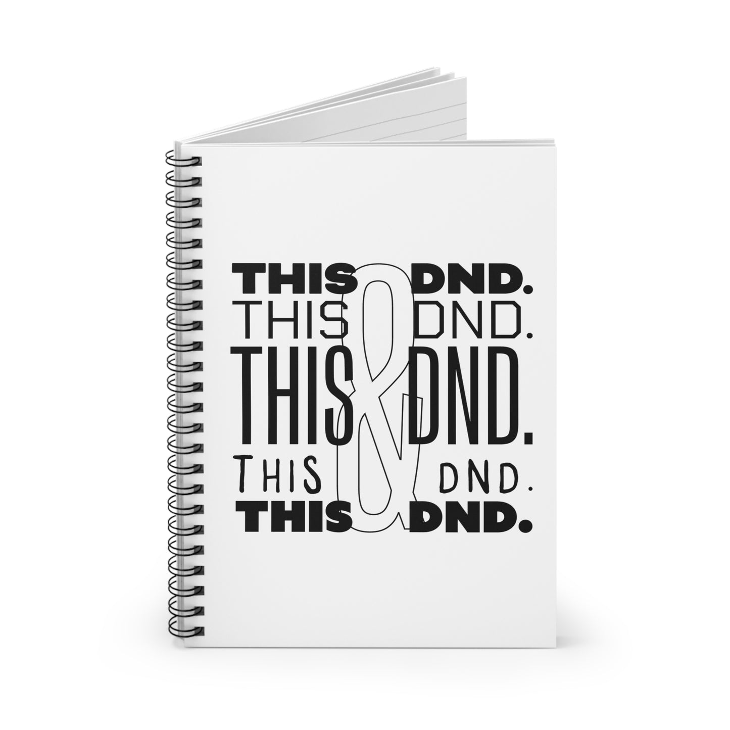 This & DND Spiral Notebook