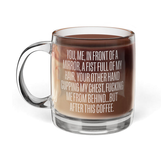 You, Me, In Front of a Mirror Engraved Coffee Mug