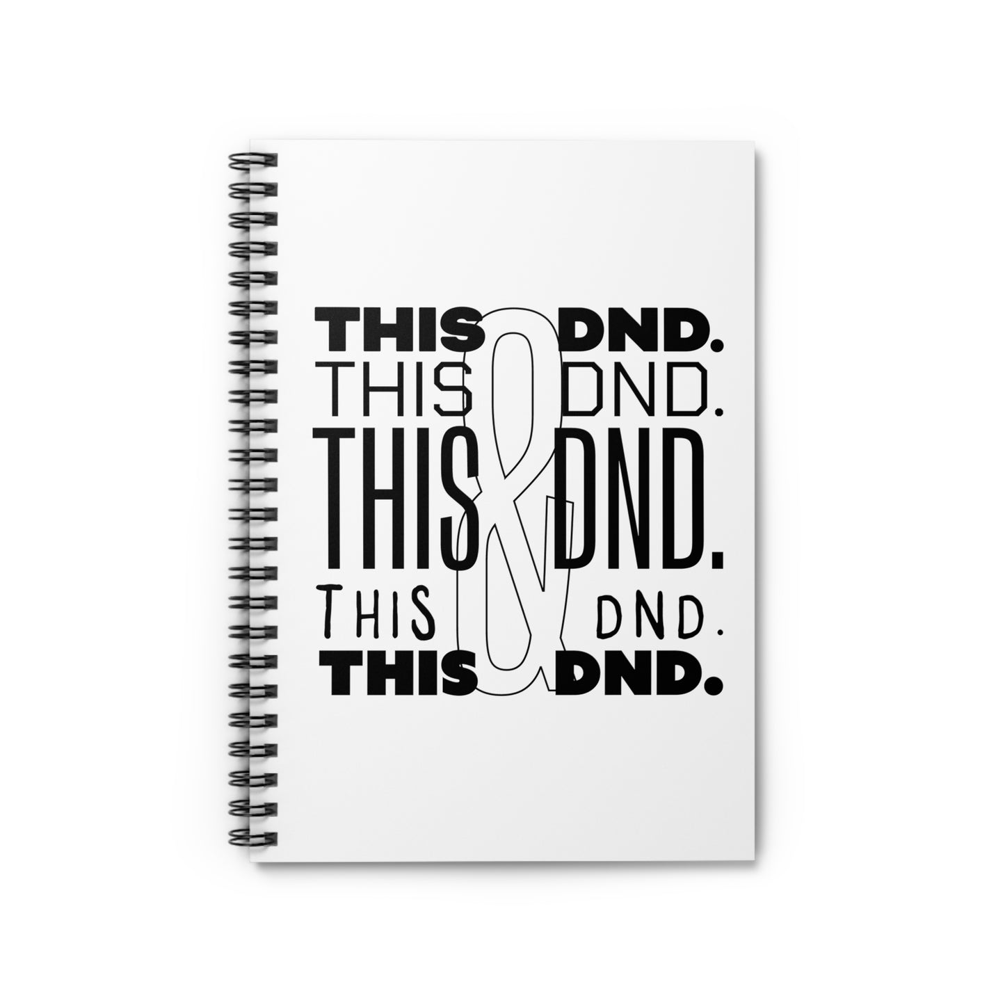 This & DND Spiral Notebook