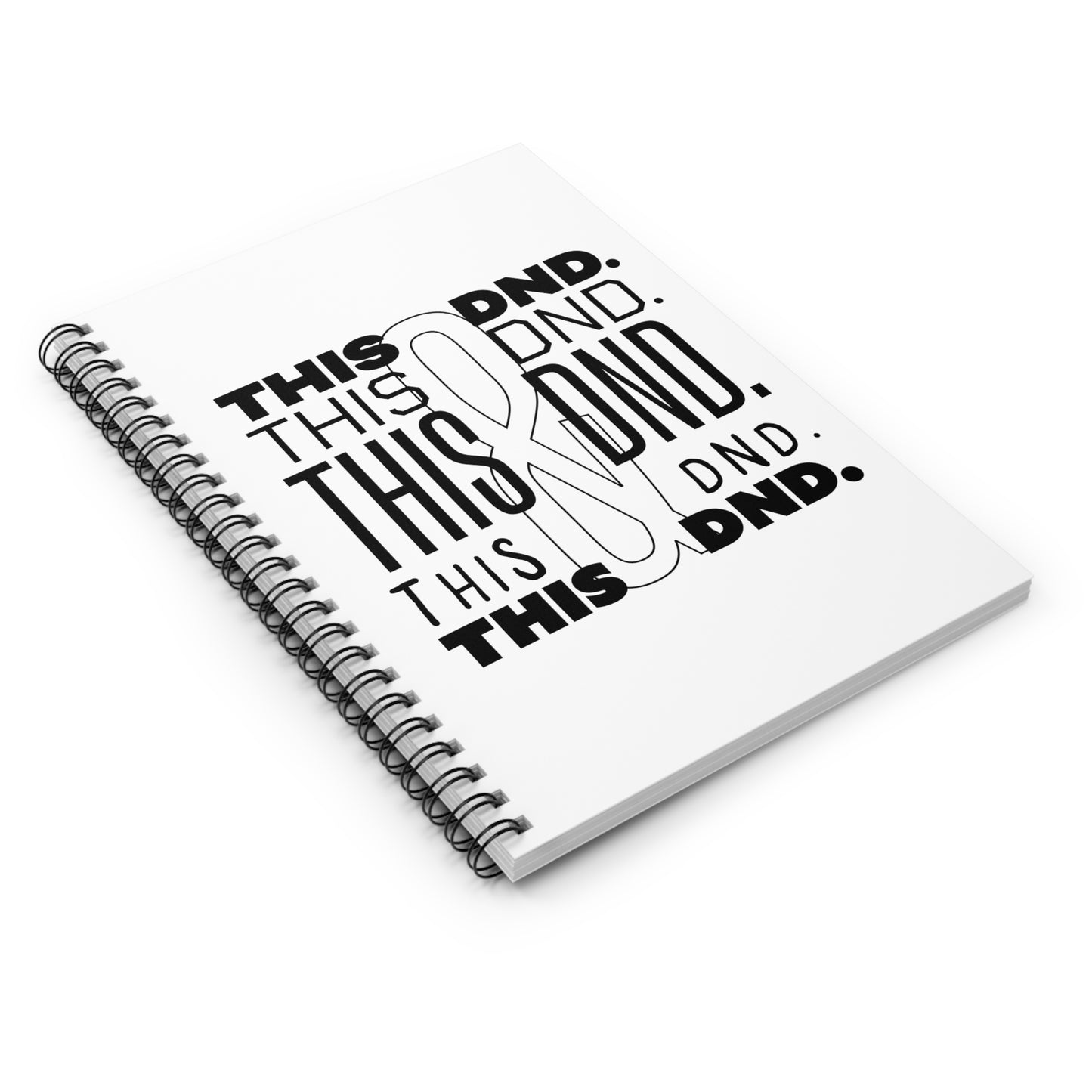 This & DND Spiral Notebook